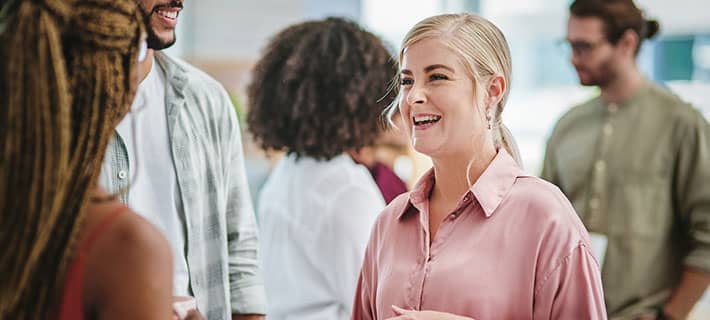 photo d'équipe satisfaite